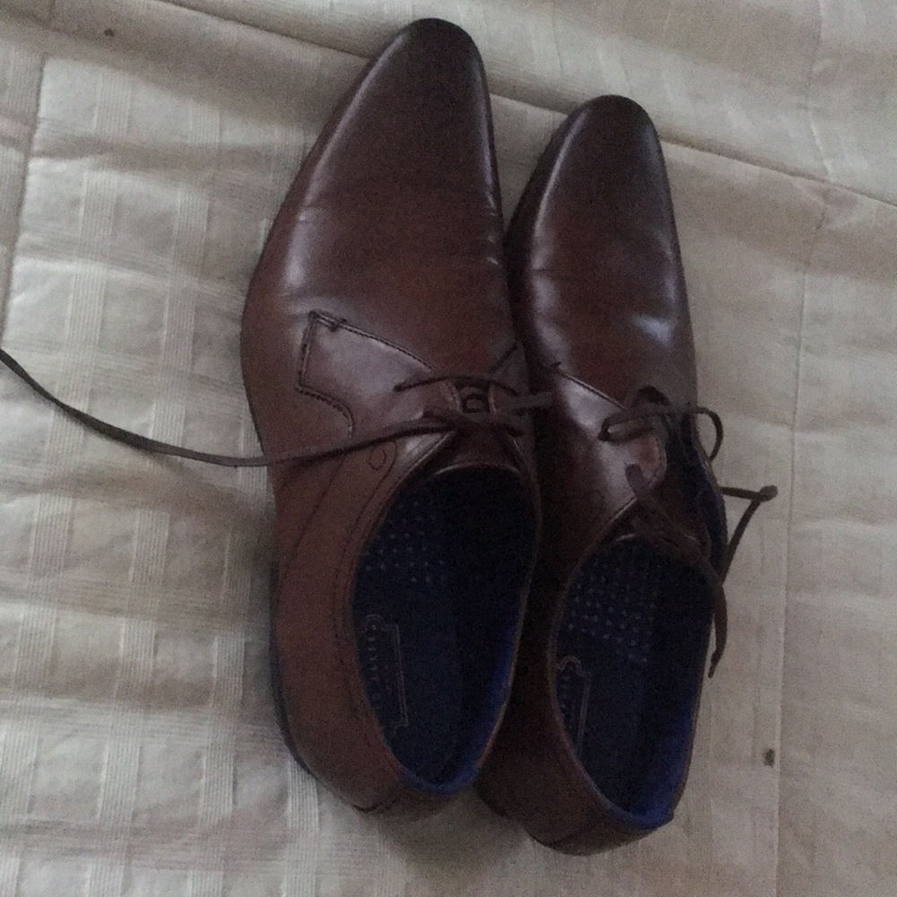 Mens Ted Baker leather shoes. Size 11.5